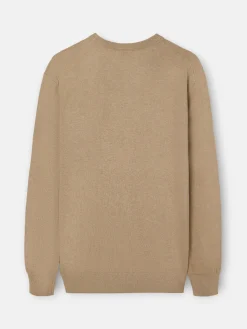 Silbon Smart Casual·Jerséis Y Cárdigan-Jersey classic cuello redondo beige oscuro Beige oscuro