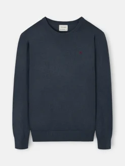 Silbon Smart Casual·Jerséis Y Cárdigan-Jersey classic cuello redondo azul Gris