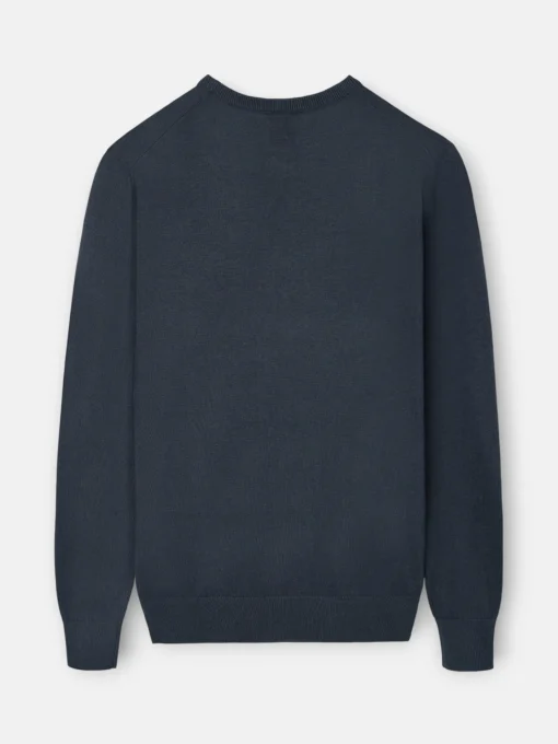 Silbon Smart Casual·Jerséis Y Cárdigan-Jersey classic cuello redondo azul Gris