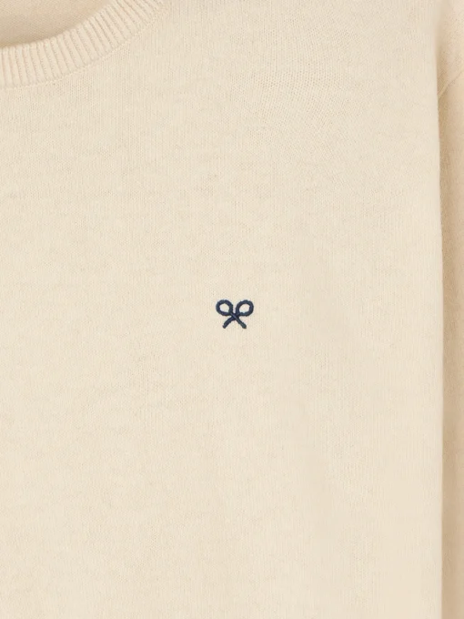 Silbon Smart Casual·Jerséis Y Cárdigan-Jersey classic cuello redondo beige claro Beige claro