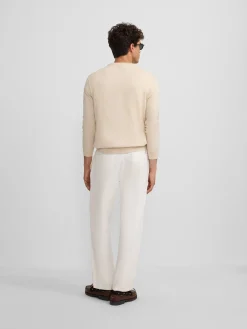 Silbon Smart Casual·Jerséis Y Cárdigan-Jersey classic cuello redondo beige claro Beige claro