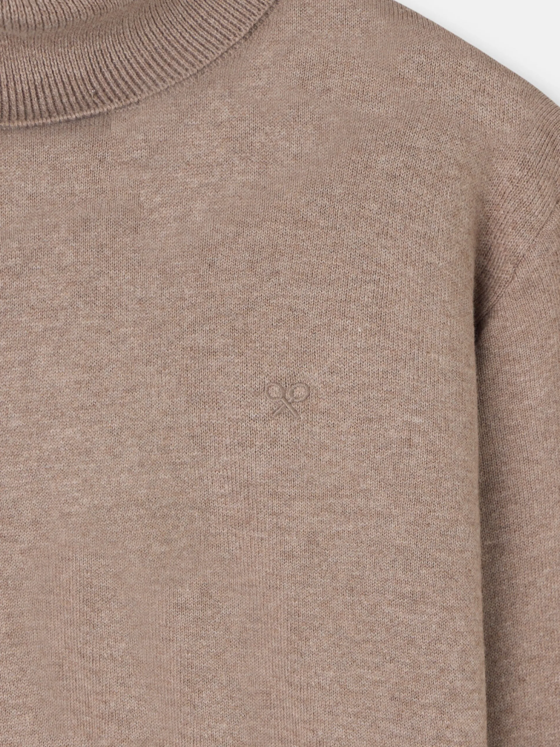 Silbon Smart Casual·Jerséis Y Cárdigan-Jersey classic cuello vuelto marron claro Marron claro