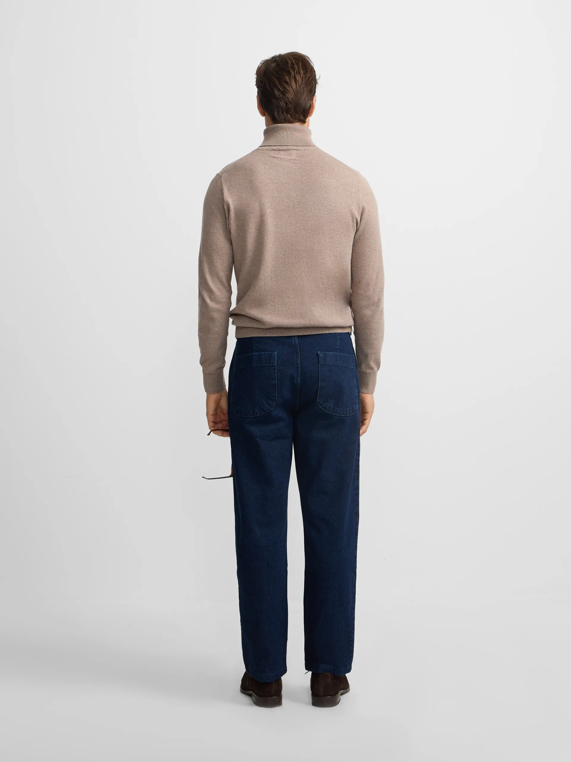 Silbon Smart Casual·Jerséis Y Cárdigan-Jersey classic cuello vuelto marron claro Marron claro