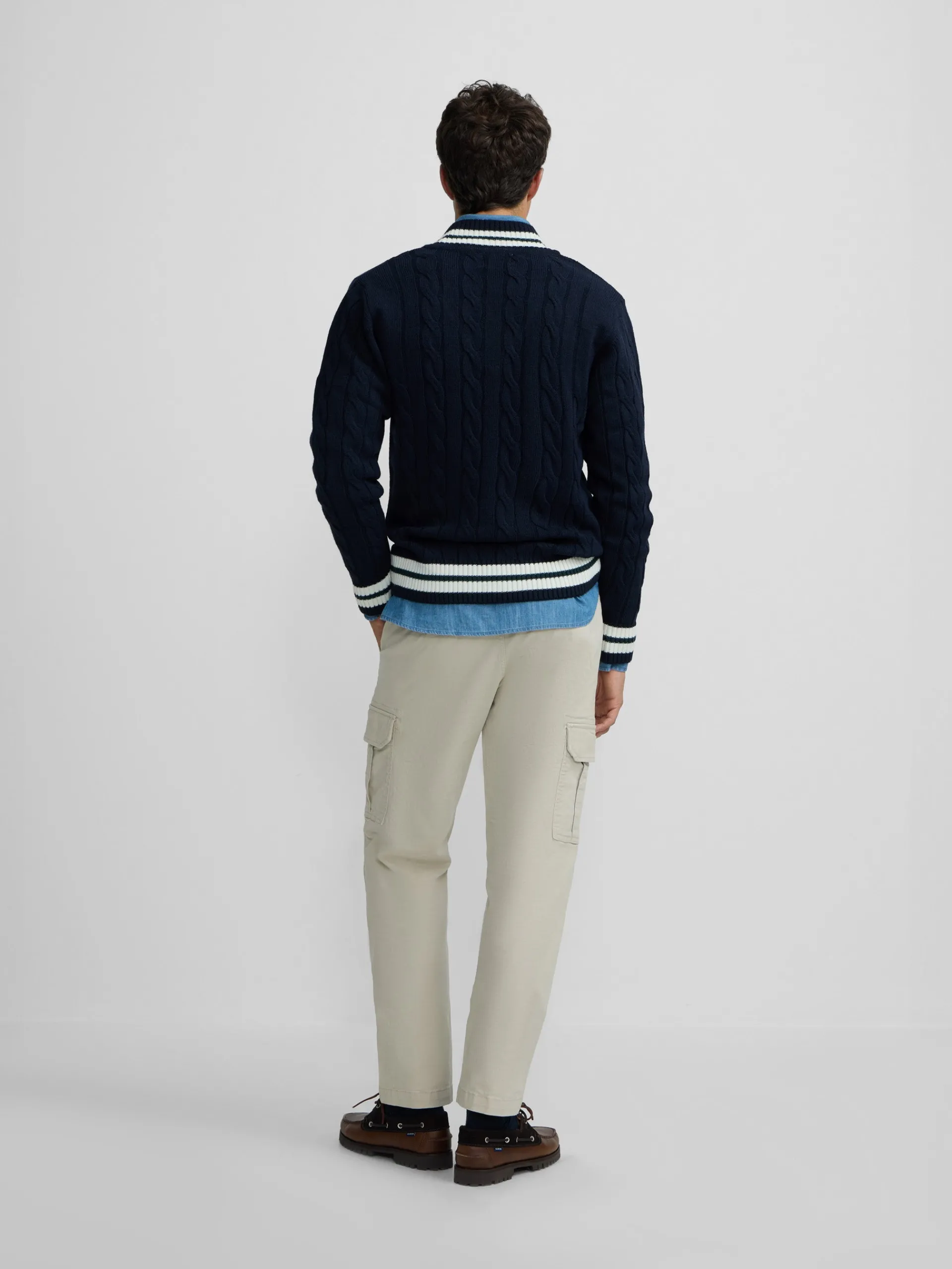 Silbon Smart Casual·Jerséis Y Cárdigan-Jersey college azul marino Azul marino