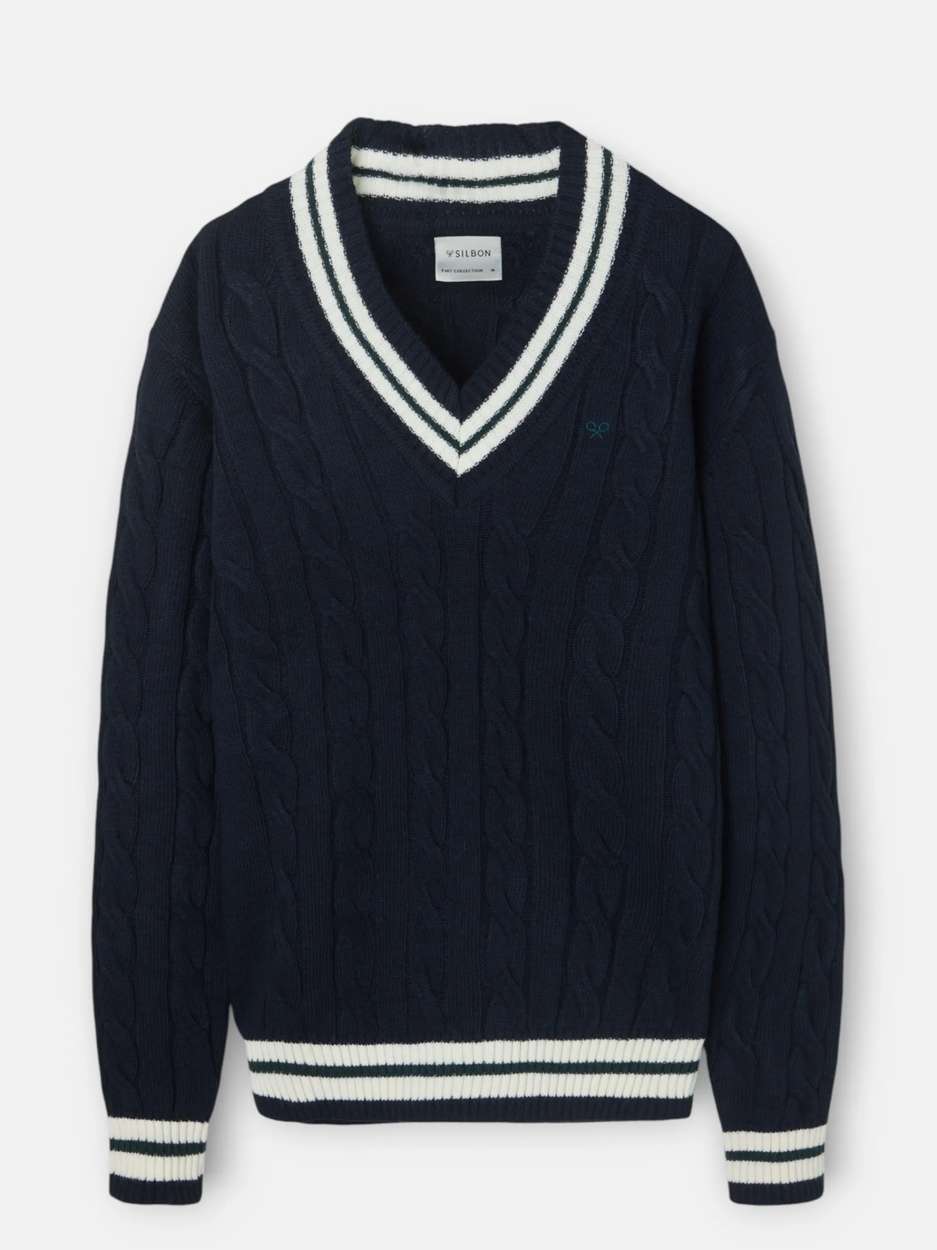 Silbon Smart Casual·Jerséis Y Cárdigan-Jersey college azul marino Azul marino