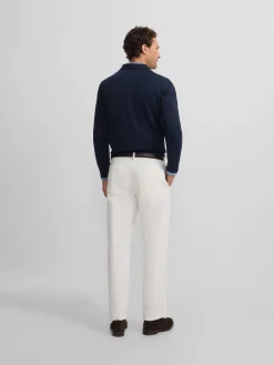 Silbon Smart Casual·Jerséis Y Cárdigan-Jersey cuello polo azul marino Azul marino