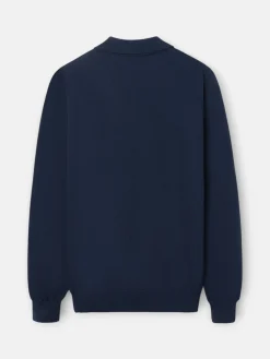 Silbon Smart Casual·Jerséis Y Cárdigan-Jersey cuello polo azul marino Azul marino