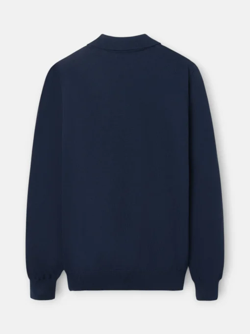 Silbon Smart Casual·Jerséis Y Cárdigan-Jersey cuello polo azul marino Azul marino