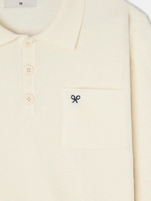 Silbon Smart Casual·Jerséis Y Cárdigan-Jersey cuello polo minilogo Beige