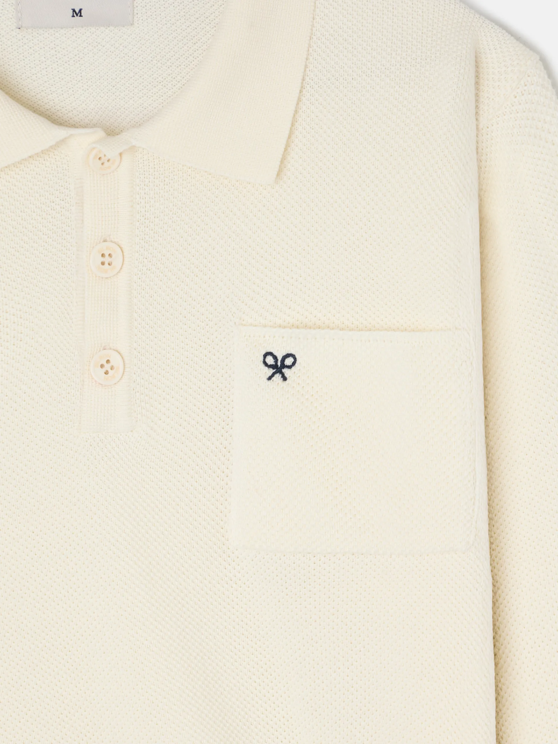 Silbon Smart Casual·Jerséis Y Cárdigan-Jersey cuello polo minilogo Beige