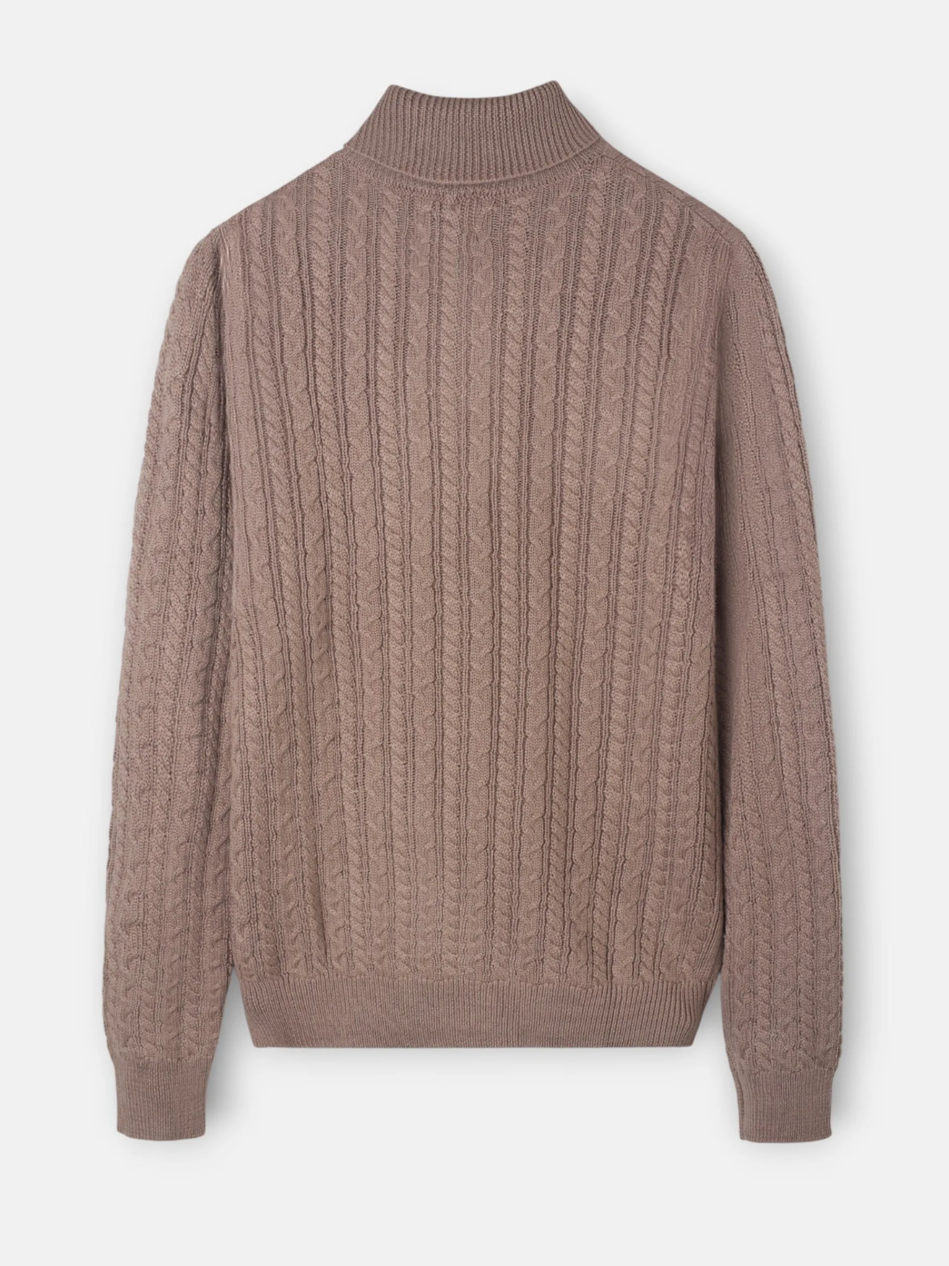 Silbon Smart Casual·Jerséis Y Cárdigan-Jersey cuello vuelto de ochos marron claro Marron claro
