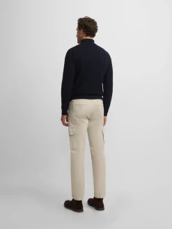 Silbon Smart Casual·Jerséis Y Cárdigan-Jersey cuello vuelto de ochos azul marino Azul marino