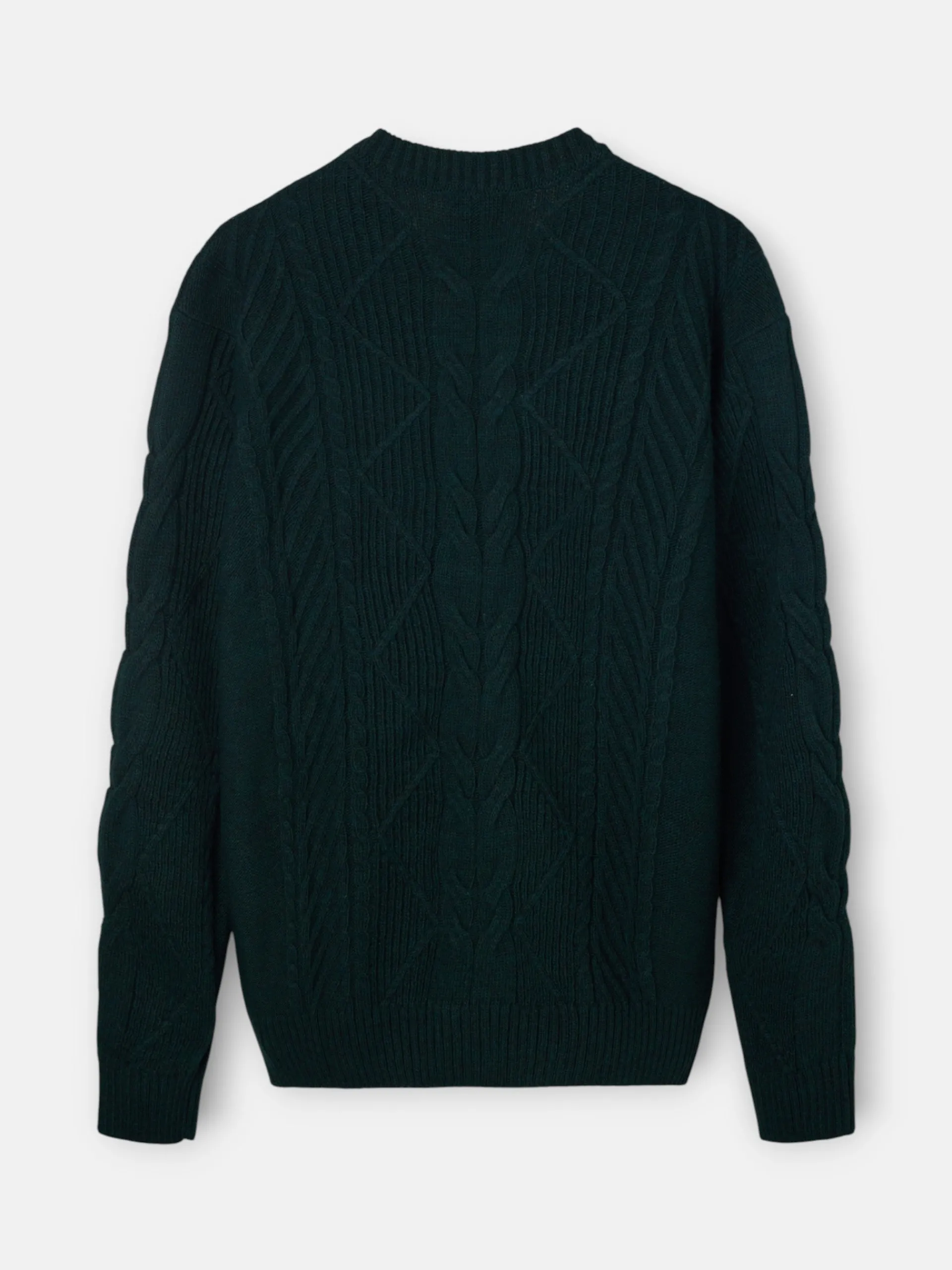 Silbon Smart Casual·Jerséis Y Cárdigan-Jersey de ochos Verde