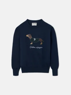 Silbon Jerséis-Jersey kids dog Azul