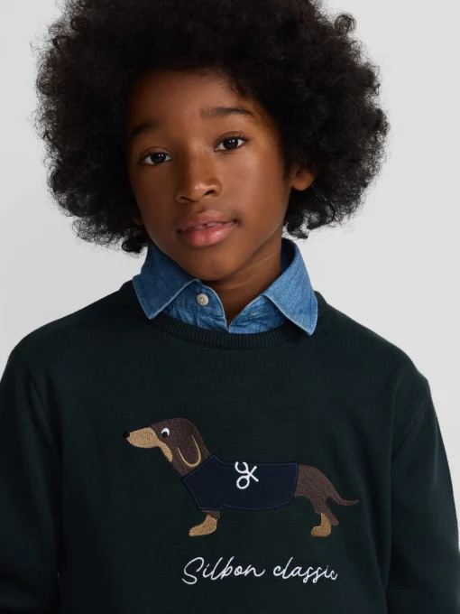 Silbon Jerséis-Jersey kids dog Verde