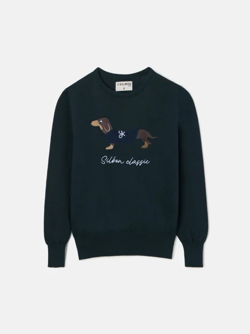 Silbon Jerséis-Jersey kids dog Verde