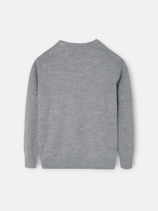 Silbon Jerséis-Jersey kids liso botones Gris