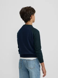 Silbon Jerséis-Jersey kids mangas Verde
