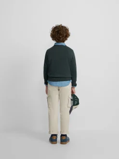 Silbon Jerséis-Jersey kids round neck Verde