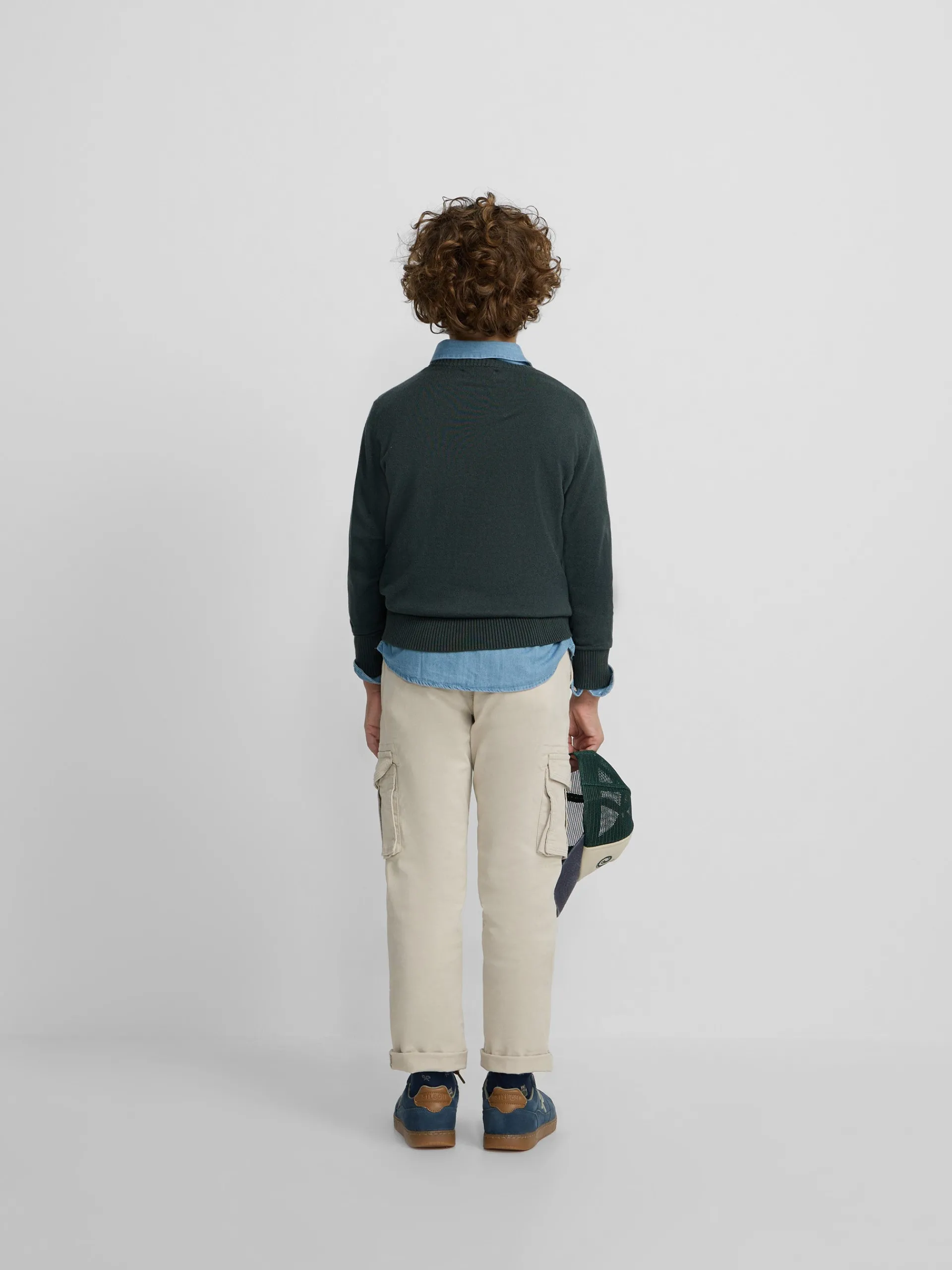 Silbon Jerséis-Jersey kids round neck Verde
