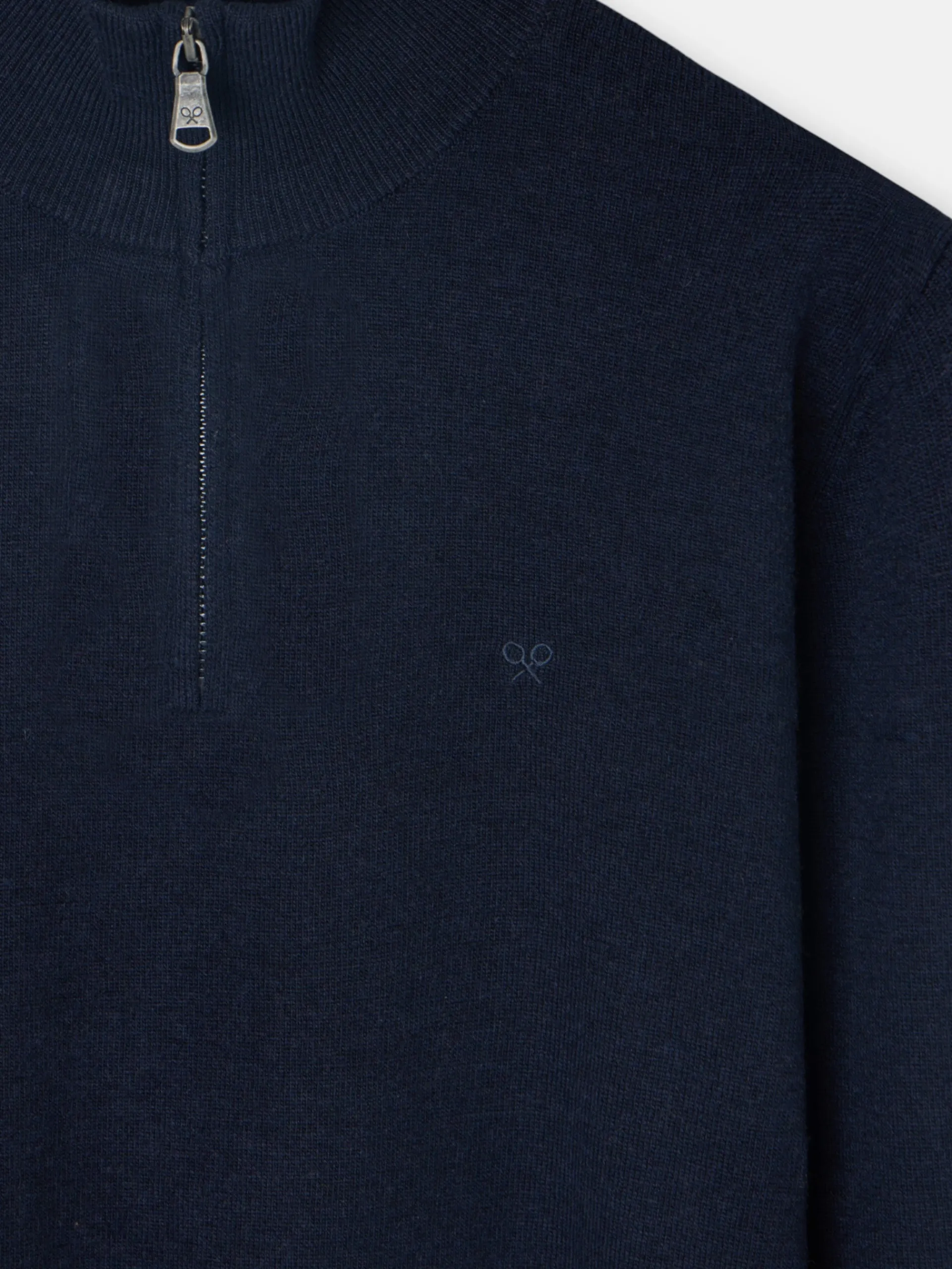 Silbon Smart Casual·Jerséis Y Cárdigan-Jersey media cremallera azul marino Azul marino