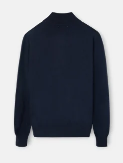 Silbon Smart Casual·Jerséis Y Cárdigan-Jersey media cremallera azul marino Azul marino