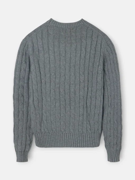 Silbon Punto-Jersey punto ochos Gris