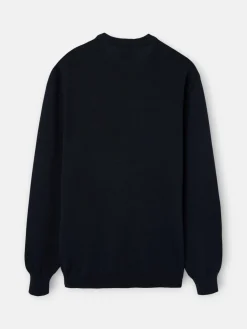 Silbon Smart Casual·Jerséis Y Cárdigan-Jersey retro rombos azul marino Azul marino