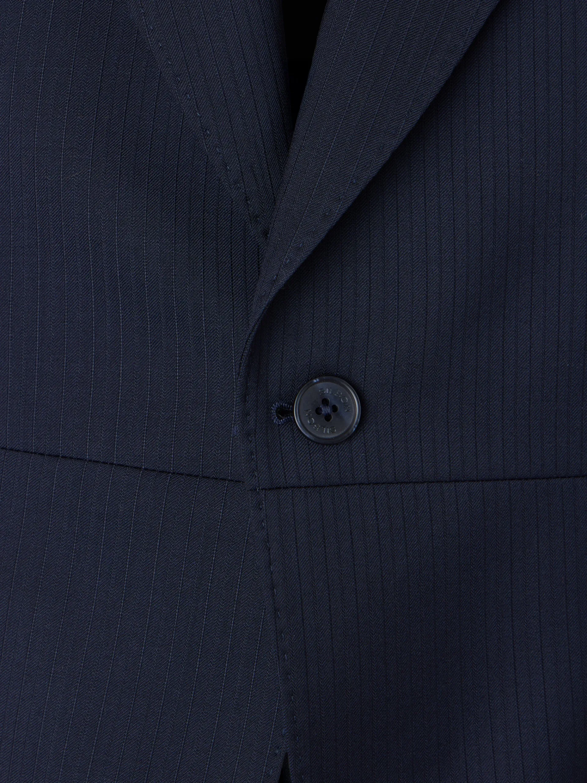 Silbon Formal Y Etiqueta·Chaqués Y Esmoquin-Levita chaque espiga azul marino Azul marino