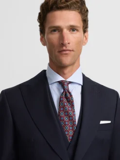 Silbon Formal Y Etiqueta·Chaqués Y Esmoquin-Levita chaque espiga azul marino Azul marino