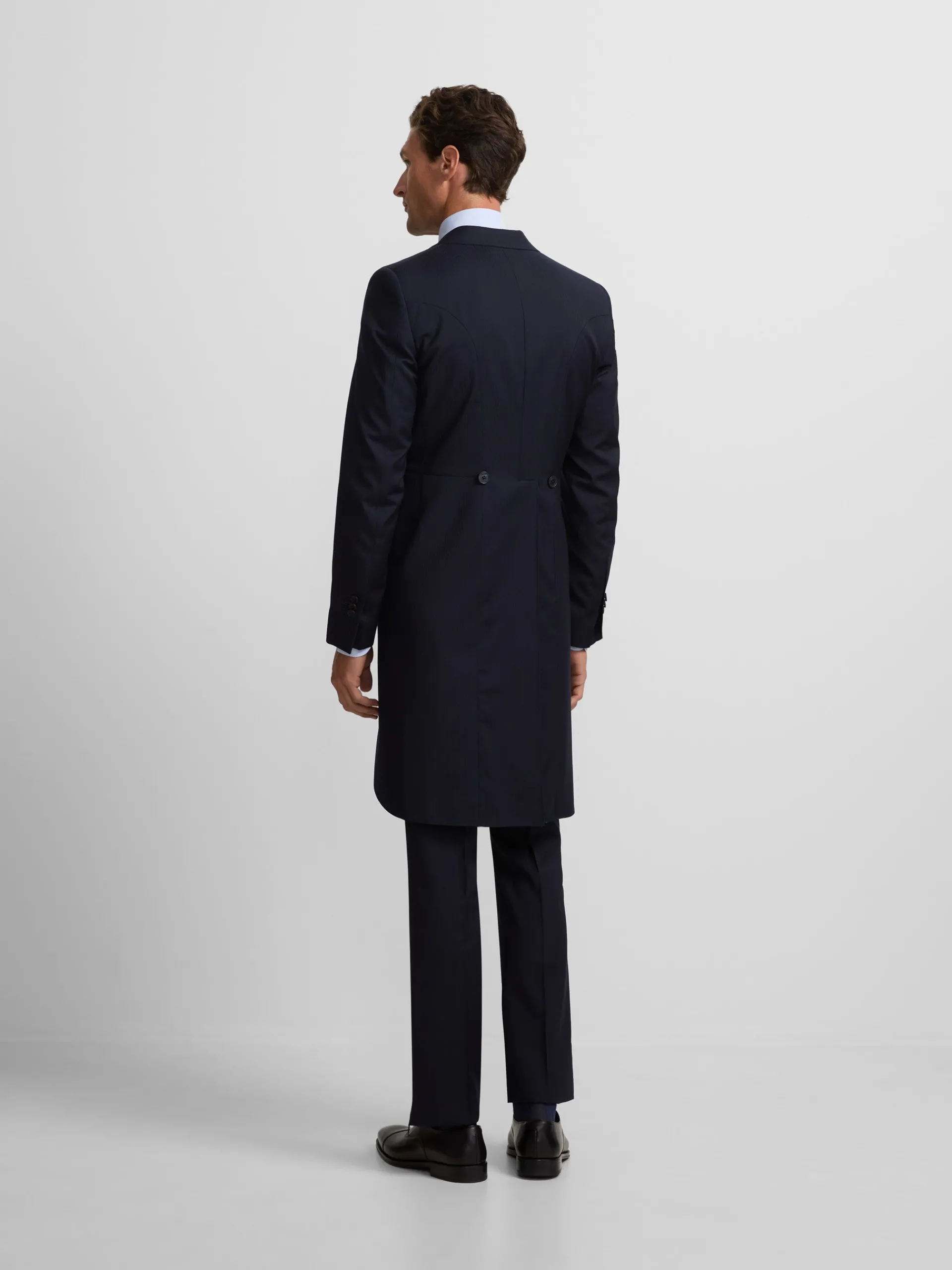 Silbon Formal Y Etiqueta·Chaqués Y Esmoquin-Levita chaque espiga azul marino Azul marino