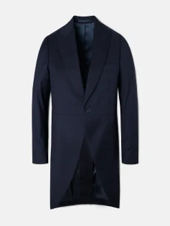 Silbon Formal Y Etiqueta·Chaqués Y Esmoquin-Levita chaque espiga azul marino Azul marino