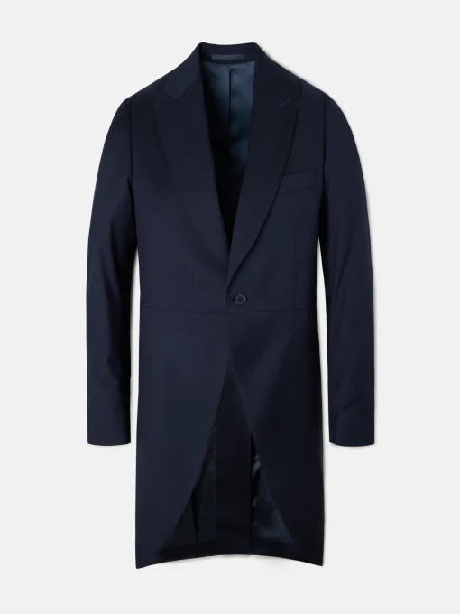 Silbon Formal Y Etiqueta·Chaqués Y Esmoquin-Levita chaque espiga azul marino Azul marino