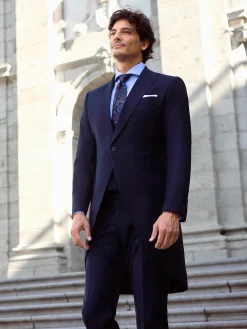 Silbon Formal Y Etiqueta·Chaqués Y Esmoquin-Levita chaque stretch azul marino Azul marino