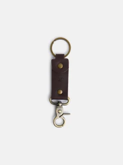 Silbon Accesorios·Pulseras Y Llaveros-Llavero piel alargado Marrón
