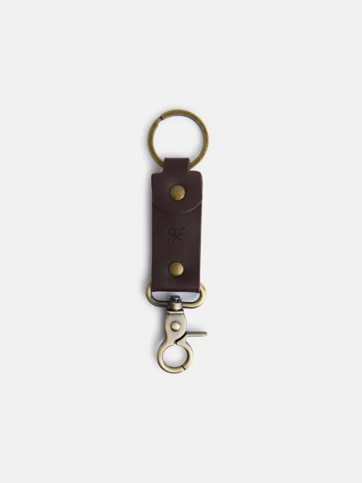 Silbon Accesorios·Pulseras Y Llaveros-Llavero piel alargado Marrón