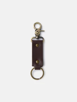 Silbon Accesorios·Pulseras Y Llaveros-Llavero piel alargado Marrón