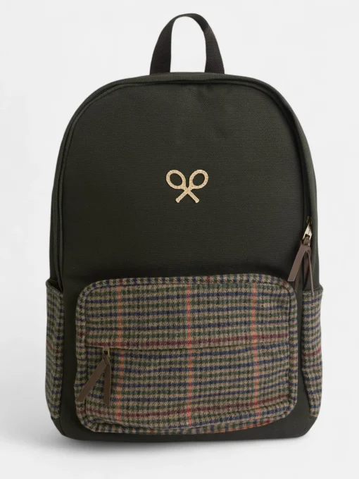 Silbon Accesorios·Mochilas, Bolsas De Viaje Y Neceseres-Mochila casual tejido cuadros Marron