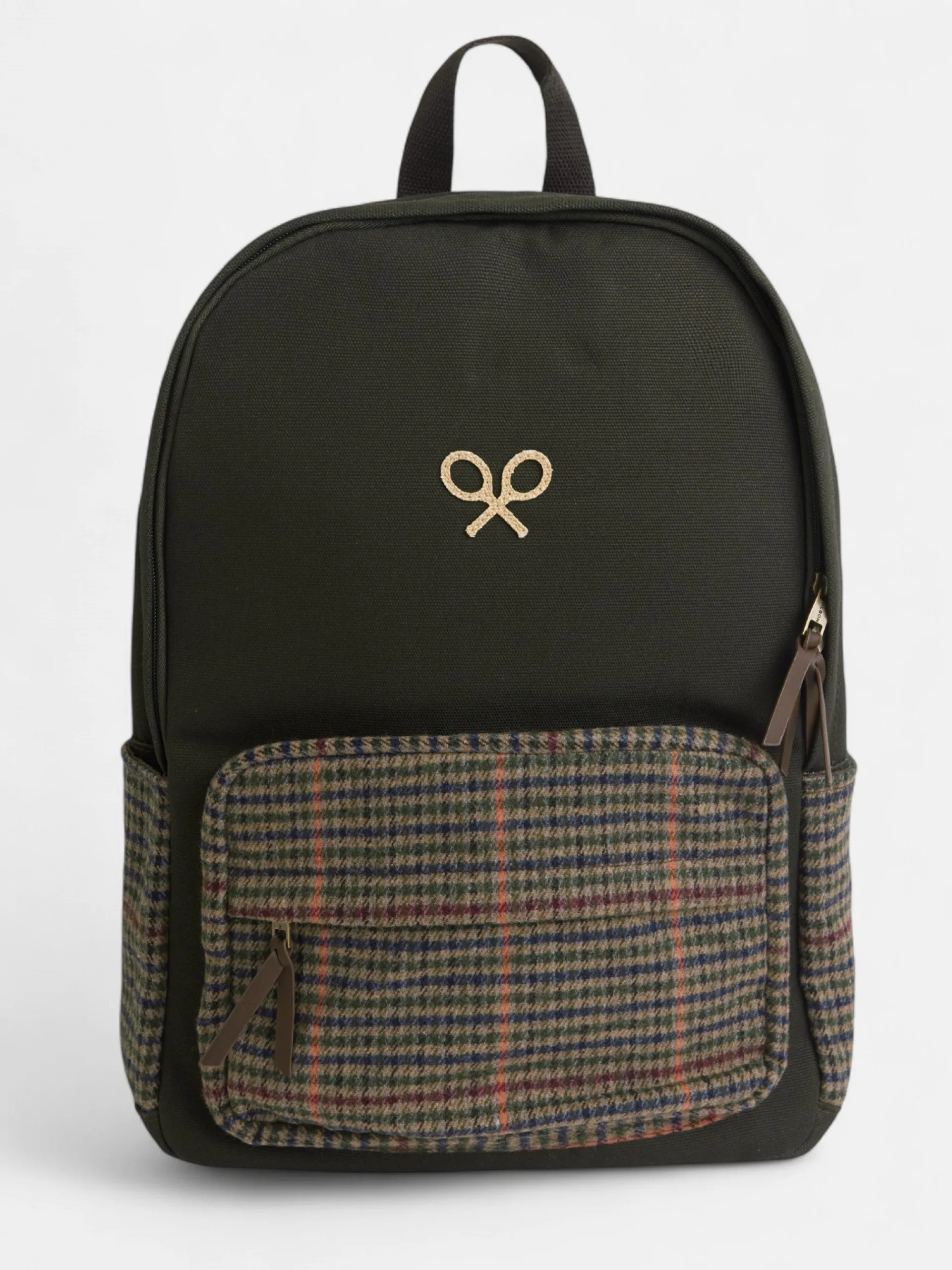 Silbon Accesorios·Mochilas, Bolsas De Viaje Y Neceseres-Mochila casual tejido cuadros Marron