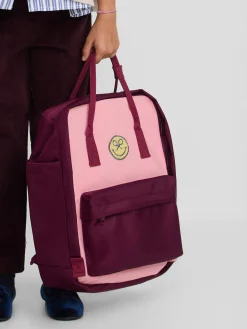 Silbon Otros Accesorios-Mochila girl smile rosa y granate Rosa y granate