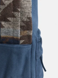 Silbon Complementos|Accesorios·Mochilas, Bolsas De Viaje Y Neceseres-Mochila sport tejido etnico azul marino Azul&nbsp;marino