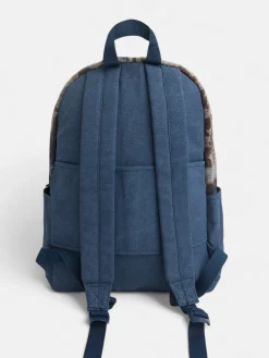 Silbon Complementos|Accesorios·Mochilas, Bolsas De Viaje Y Neceseres-Mochila sport tejido etnico azul marino Azul&nbsp;marino