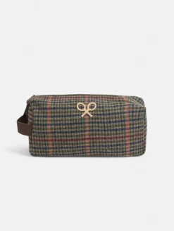 Silbon Accesorios·Mochilas, Bolsas De Viaje Y Neceseres-Neceser casual tejido cuadros Marron