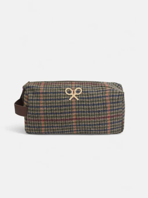 Silbon Accesorios·Mochilas, Bolsas De Viaje Y Neceseres-Neceser casual tejido cuadros Marron
