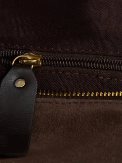 Silbon Accesorios·Mochilas, Bolsas De Viaje Y Neceseres-Neceser piel detalle marron oscuro Marron oscuro