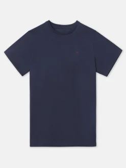 Silbon Smart Casual·Camisetas-Pack 2x camiseta miniraqueta blanca marina Azul marino