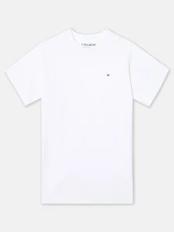 Silbon Smart Casual·Camisetas-Pack 2x camiseta miniraqueta blanca marina Azul marino
