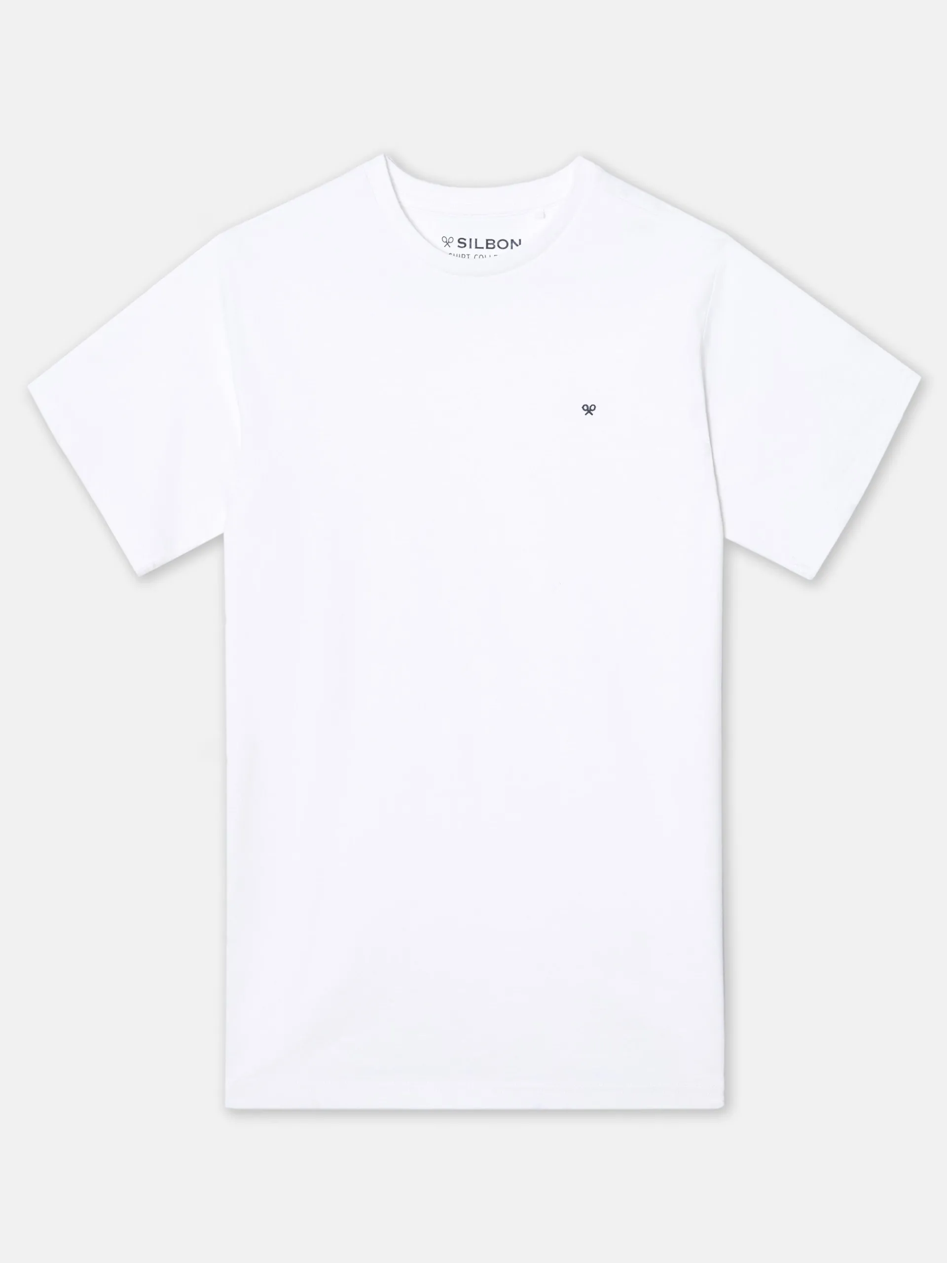 Silbon Smart Casual·Camisetas-Pack 2x camiseta miniraqueta blanca marina Azul marino