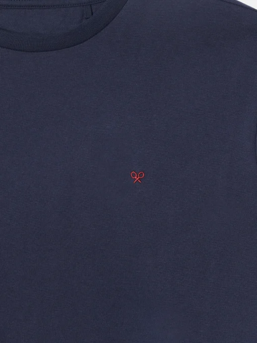 Silbon Smart Casual·Camisetas-Pack 2x camiseta miniraqueta blanca marina Azul marino