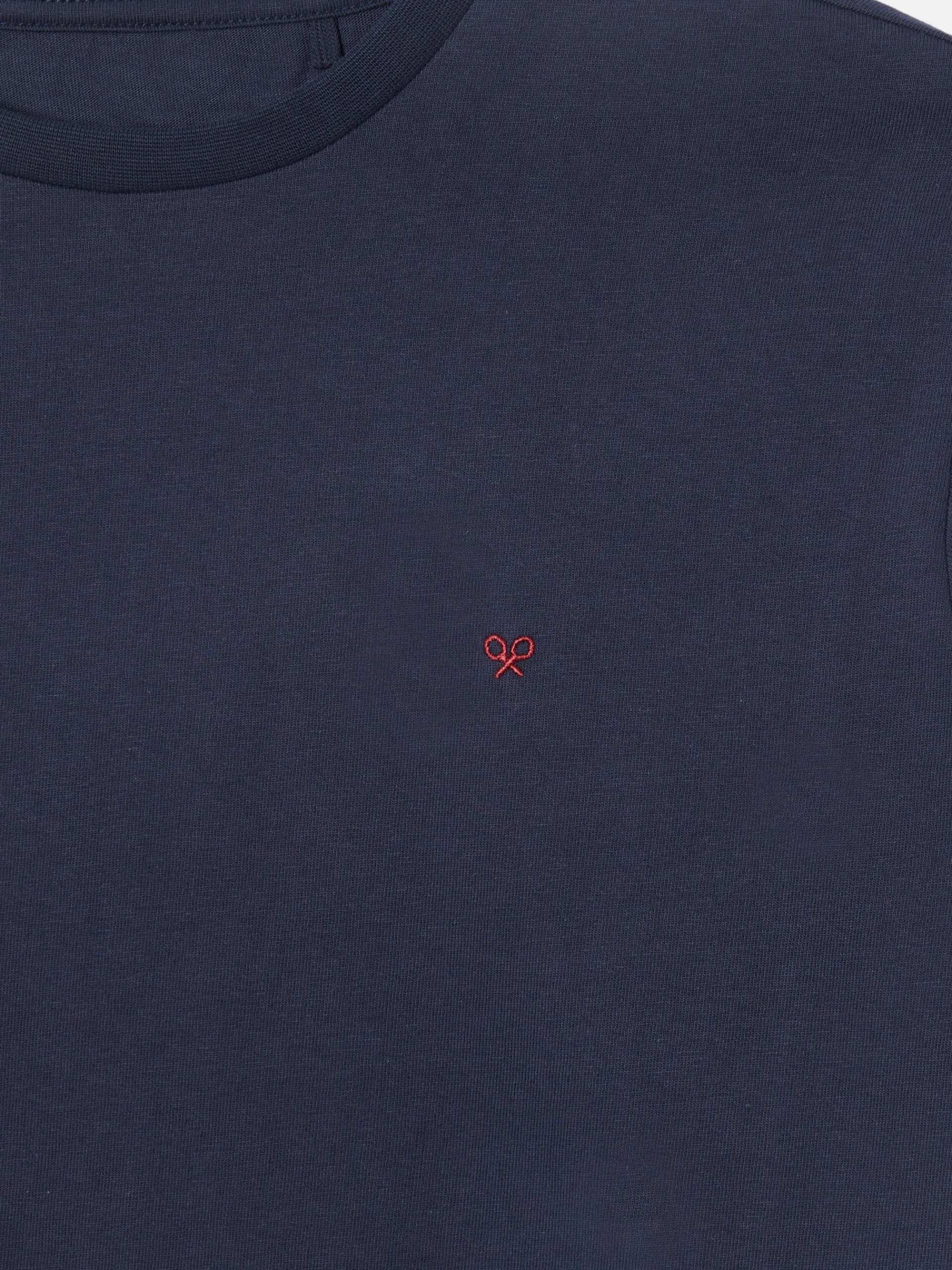 Silbon Smart Casual·Camisetas-Pack 2x camiseta miniraqueta blanca marina Azul marino